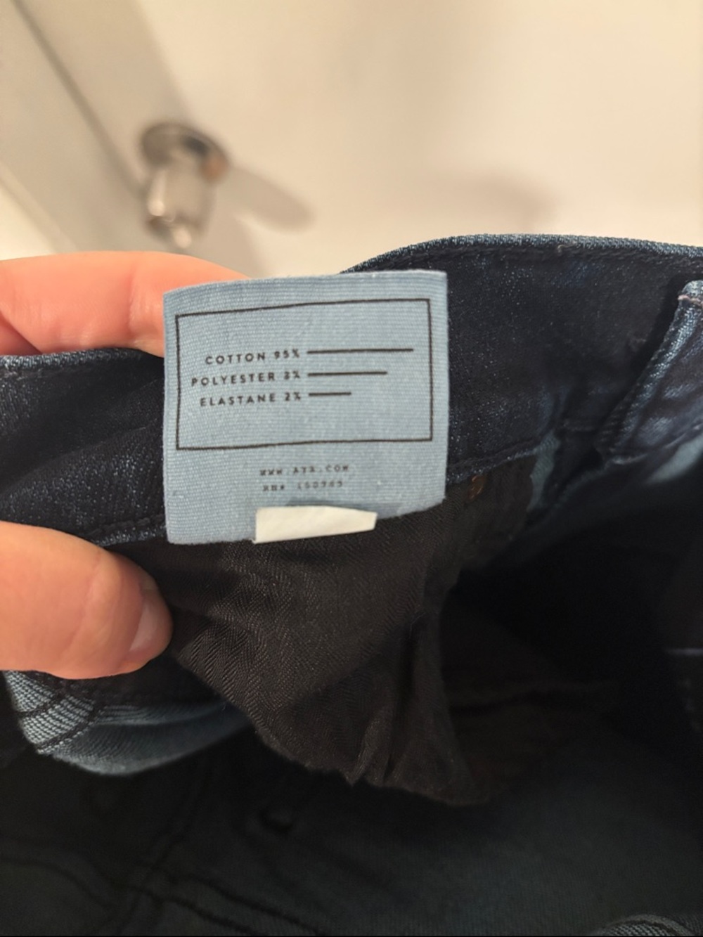 AYR Dark Indigo High-Rise Skinny Jeans - Picture 7 of 8